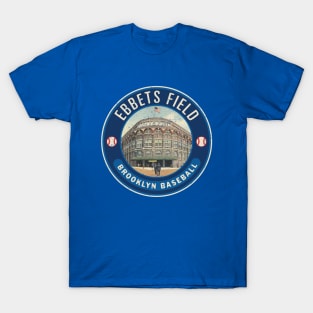 Brooklyn Dodgers Ebbets Field by Buck Tee T-Shirt